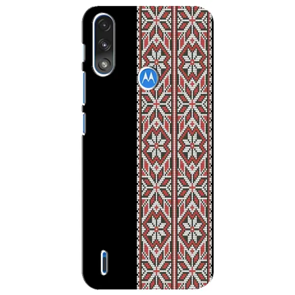 Чехол с рисунком «Стильная вишиванка» для Motorola E7 Power Чехол с рисунком «Стильная вишиванка» для Motorola E7 Power