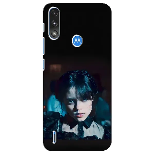 Чехол с рисунком «Танец Уэнсдей» для Motorola E7 Power