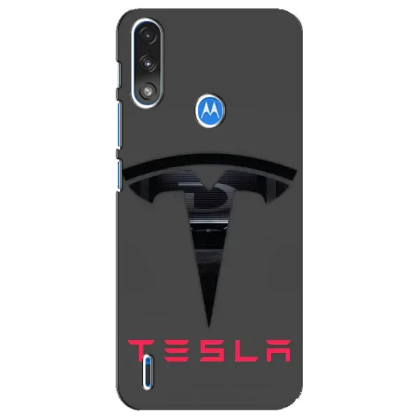 Чехол с рисунком «Logo TESLA» для Motorola E7 Power Чехол с рисунком «Logo TESLA» для Motorola E7 Power