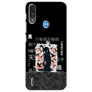 Чехол с рисунком «УчихаИтачи» для Motorola E7 Power
