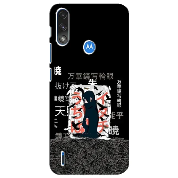 Чехол с рисунком «УчихаИтачи» для Motorola E7 Power