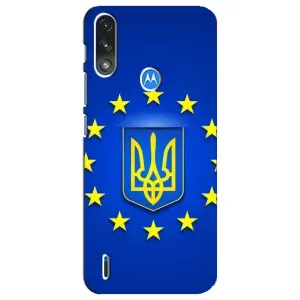 Чехол с Украинской символикой на Моторола Мото е7і / е7 павер (Украина это Европа)