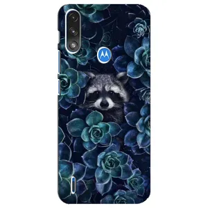 Силіконовий Чохол з Энотами на Motorola E7 Power (В квітах)