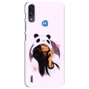 Чехол Стильные девушки на Motorola E7 Power (В пижаме)