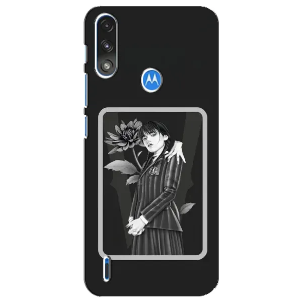 Чехол с рисунком «Венсдей картина» для Motorola E7 Power