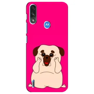 Чохол (ТПУ) Милі песики для Motorola E7 Power (Веселий Мопсік)