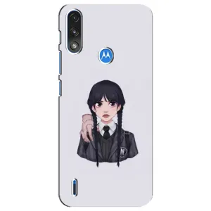 Чехлы с принтом Уэнсдей на Motorola E7 Power (Вещь Венсдей)