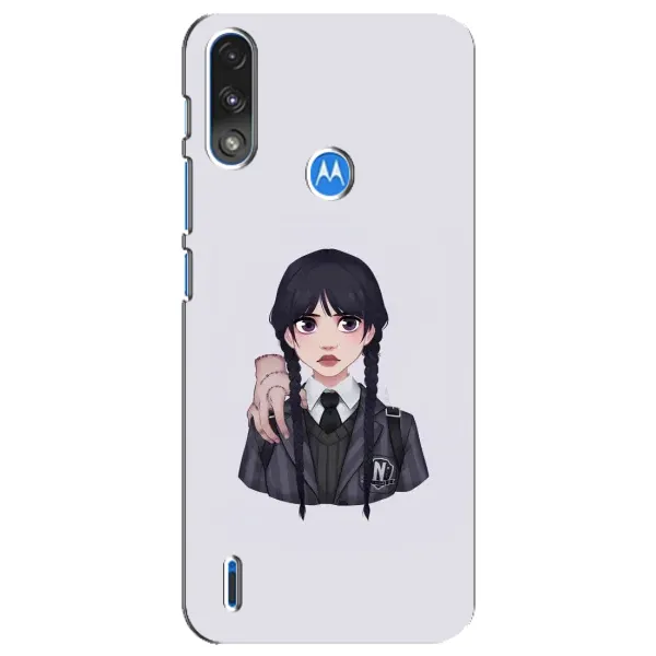 Чехол с рисунком «Вещь Венсдей» для Motorola E7 Power