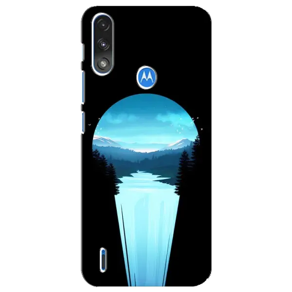 Чехол с рисунком «Синий Водопад» для Motorola E7 Power Чехол с рисунком «Синий Водопад» для Motorola E7 Power