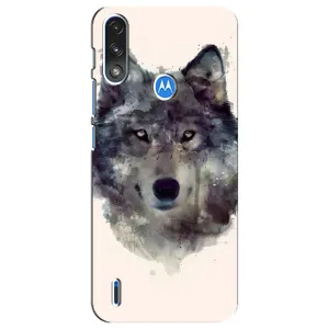 Чехол с Волком на Motorola E7 Power (Волк)