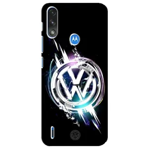 Чехол "Фольксваген" для Motorola E7 Power (Volkswagen на черном)