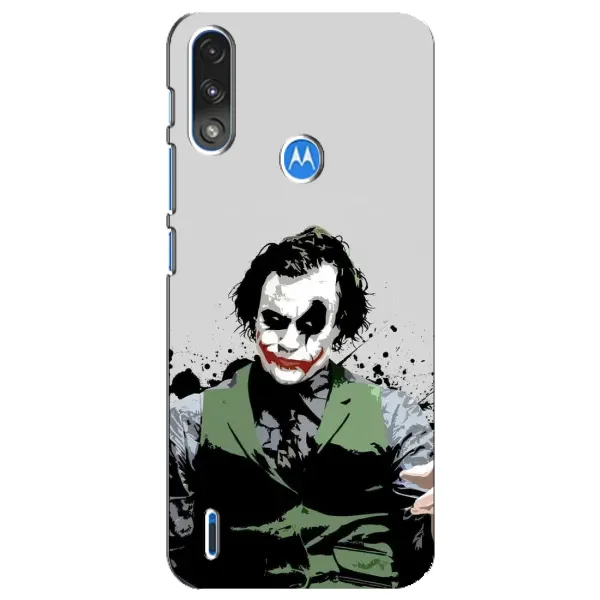 Чехол с рисунком «Взгляд Джокера» для Motorola E7 Power