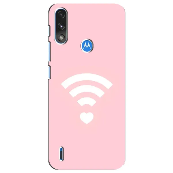 Чехол с рисунком «WiFi Love» для Motorola E7 Power