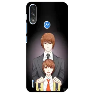 Чехол с персонажами АНИМЕ на Motorola E7 Power (Ягами вырос)