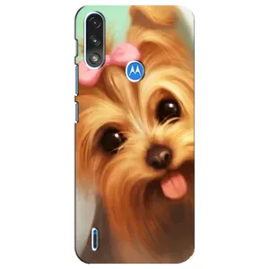 Чохол (ТПУ) Милі песики для Motorola E7 Power (Йоркширський тер'єр)