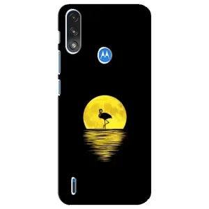 Літній Чохол на Motorola E7 Power (Жовтий Захід сонця)