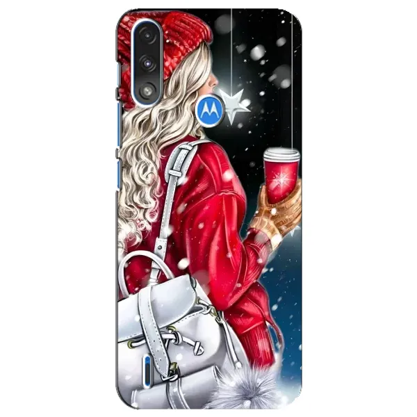 Чехол с рисунком «Зима пришла» для Motorola E7 Power