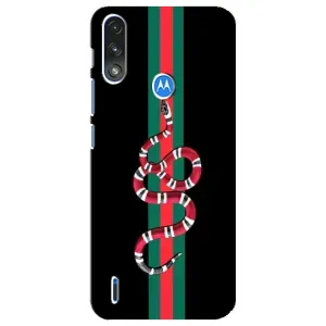Чехлы Бренд GUCCI для Motorola E7 Power (Змей Гуччи)