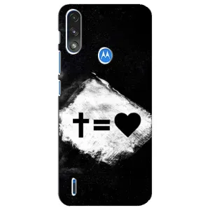Чехлы для Motorola E7 Power (Для Христиан) (Значки 2)