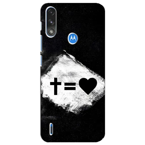 Чехол с рисунком «Значки 2» для Motorola E7 Power