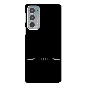 Силіконовий бампер з картинкою машини на Motorola Edge 20 (Сілует Audi)