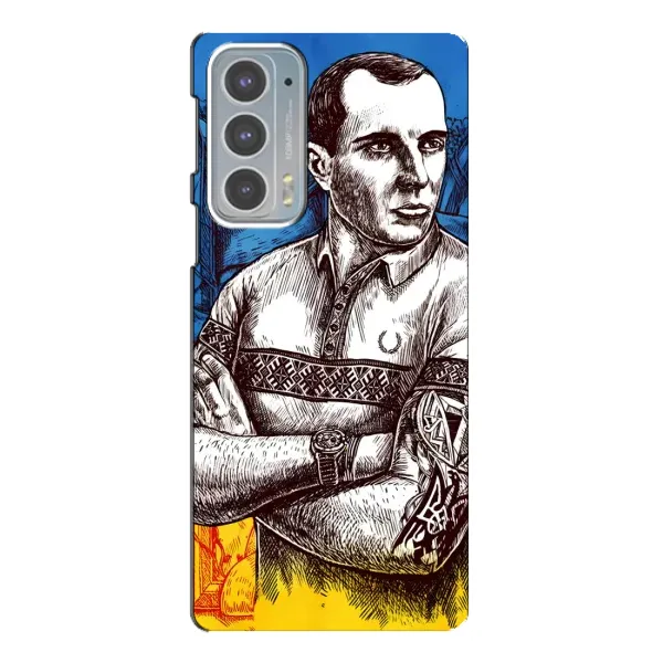 Чехол с рисунком «Бандера Патриот» для Motorola Edge 20 Чехол с рисунком «Бандера Патриот» для Motorola Edge 20