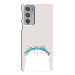 Чохол на тематику: Коти для Motorola Edge 20 (Білий котик)