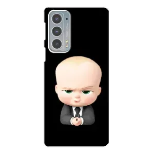 Мультяшный принт на Чехол для Мото Едж 20 (Бос)