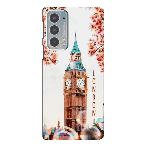 Чехол с рисунком «Часы Лондон» для Motorola Edge 20 Чехол с рисунком «Часы Лондон» для Motorola Edge 20