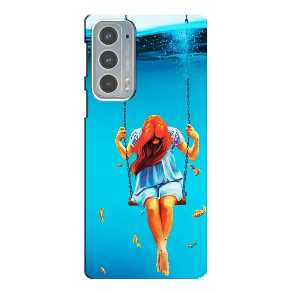 Чехол с рисунком «Девушка на качели» для Motorola Edge 20 Чехол с рисунком «Девушка на качели» для Motorola Edge 20