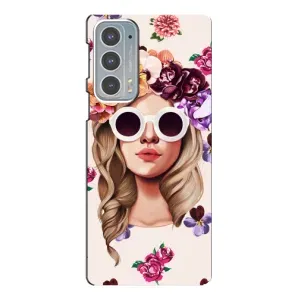 Чохол з картинкою Модні Дівчата Motorola Edge 20 (Дівчина в окулярах)