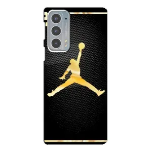 Силиконовый Чехол Nike Air Jordan на Мото Едж 20 (Джордан 23)