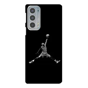 Силиконовый Чехол Nike Air Jordan на Мото Едж 20 (Джордан)
