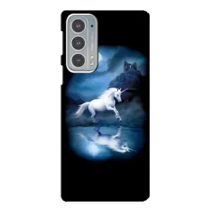 Чехол Unicorn на Motorola Edge 20 (Единорог)