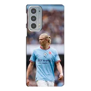 Чохли з принтом на Motorola Edge 20 Футболіст (Ерлинг Холанд)