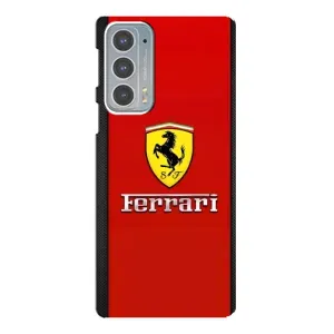 Силіконовий бампер з картинкою машини на Motorola Edge 20 (Ferrari Logo)