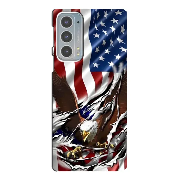 Чехол с рисунком «Флаг USA» для Motorola Edge 20 Чехол с рисунком «Флаг USA» для Motorola Edge 20