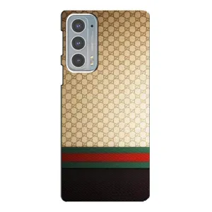 Чехлы Бренд GUCCI для Motorola Edge 20 (Фон Гуччи)