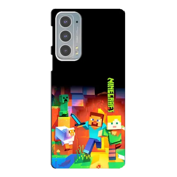 Чехол с рисунком «Герой Майнкрафт» для Motorola Edge 20 Чехол с рисунком «Герой Майнкрафт» для Motorola Edge 20