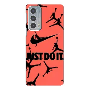 Силиконовый Чехол Nike Air Jordan на Мото Едж 20