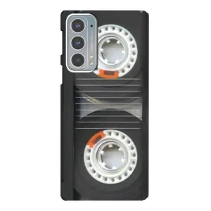 Чехол с Прикольным принтом на Motorola Edge 20 (Кассета магнитофона)