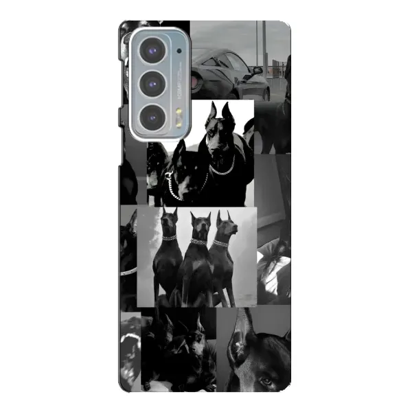 Чехол с рисунком «Коллаж Доберман» для Motorola Edge 20 Чехол с рисунком «Коллаж Доберман» для Motorola Edge 20