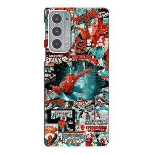 Чехол Супергерой Человека Паука на Motorola Edge 20 (Комиксы Человек Паук)