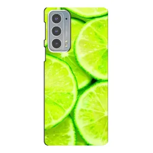 Чехол с изображением вкусной еды для Motorola Edge 20 (Лайм)