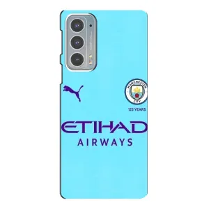 Силиконовые Чехлы принт Футбол на Motorola Edge 20 (Man City)