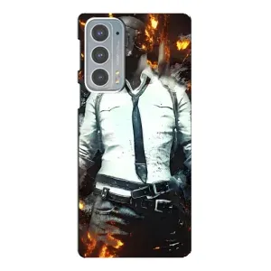 Чохол з картинкою "Герой Pubg" на Motorola Edge 20 (Man Пубг)