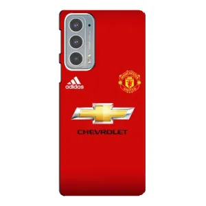 Силиконовые Чехлы принт Футбол на Motorola Edge 20 (Man United)