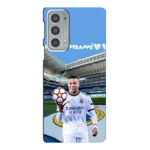 Чехол (TPU) с Футболистом на Motorola Edge 20 (Mbappe Real)