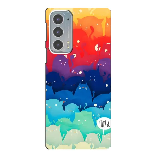 Чехол с рисунком «Mew» для Motorola Edge 20