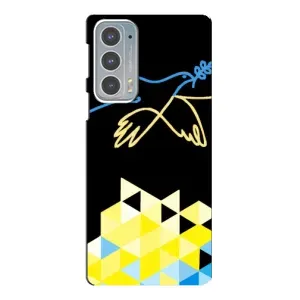 Чехол на Motorola Edge 20 Украинский дизайн (Мир для Украины)